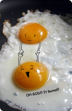Αυγά μάτια - αστείες εικόνες