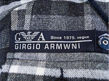 Girgio Armwni αντί για Giorgio Armani